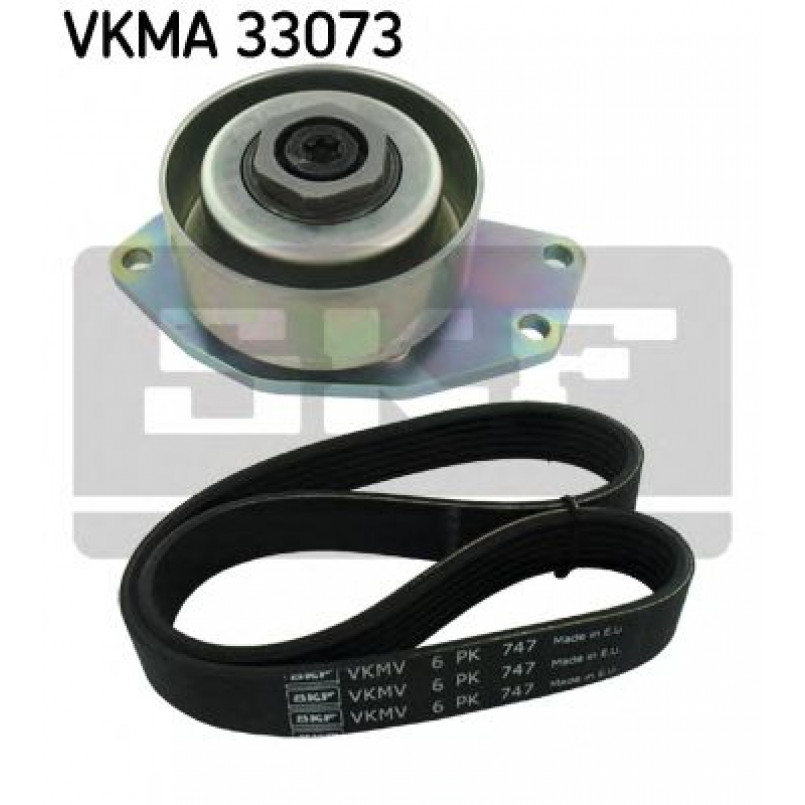 VKMA 33073 SKF Комплект доріжкового ремня (ролик, ремінь)